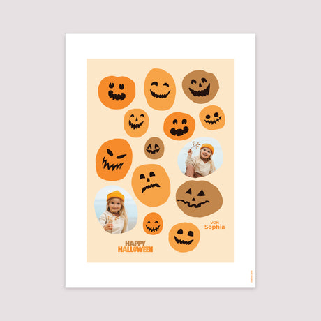 Poster Objekte Porträt Kürbisse