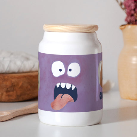 Keramiktopf Objekte 65 cl Lila Monster
