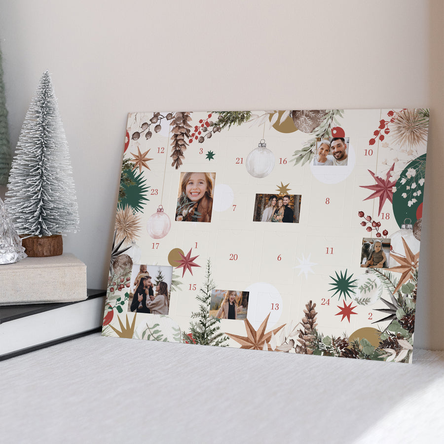 Adventskalender Weihnachten Landschaft Zauberhafte Weihnachten foto
