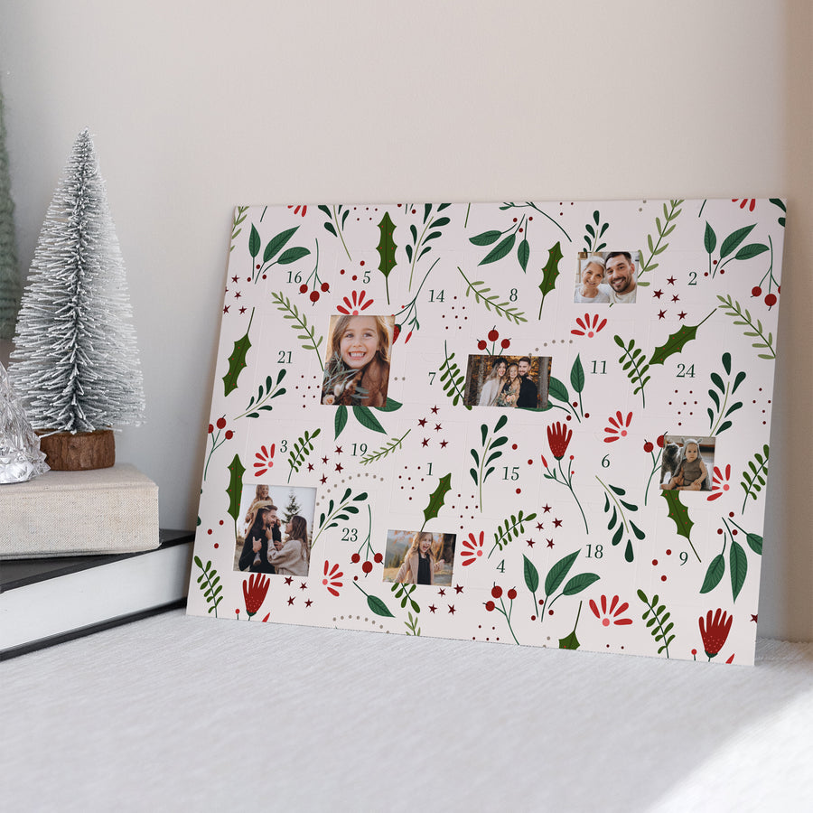 Adventskalender Weihnachten Landschaft Weihnachten pflanzlich foto