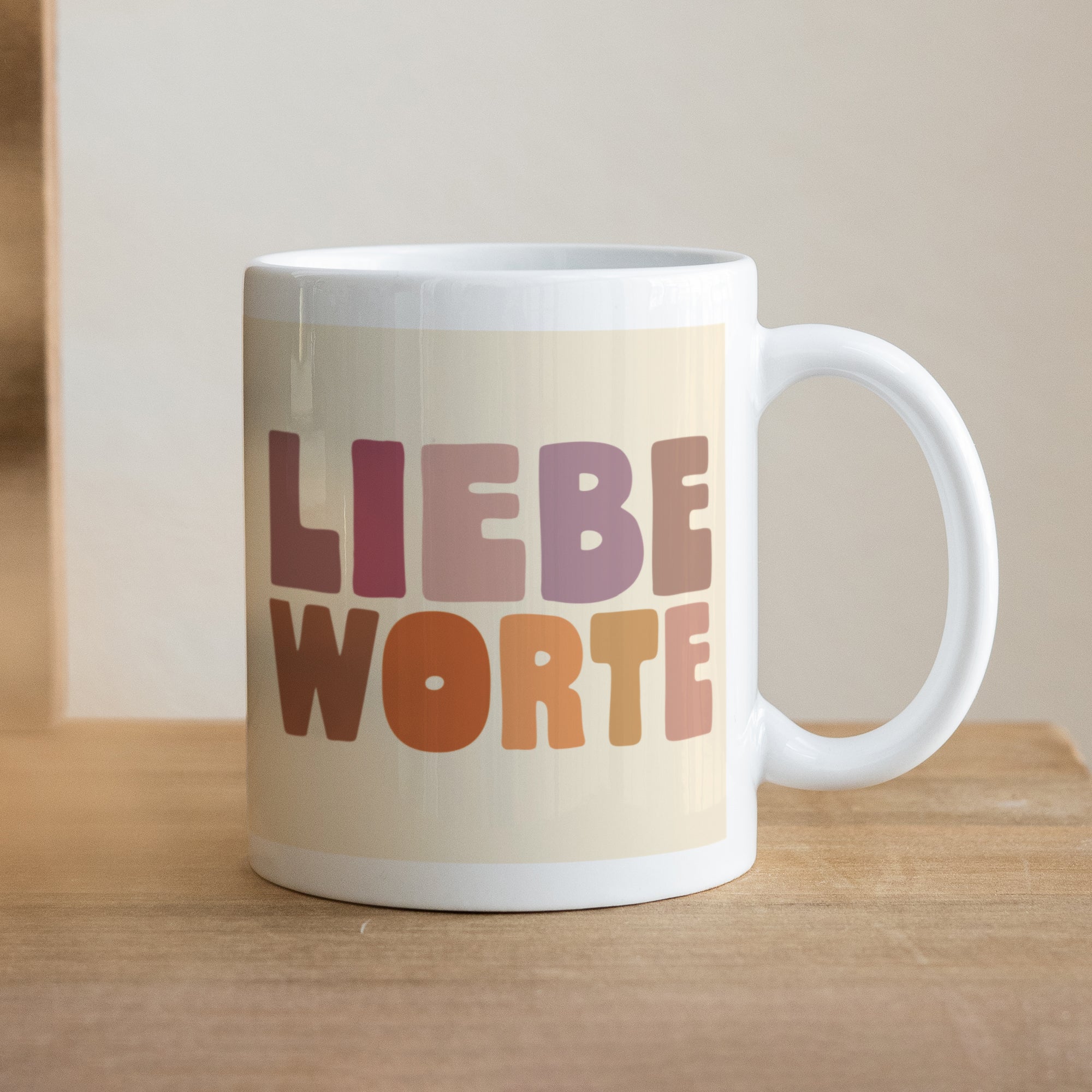 Tasse Objekte Weiß Süße Worte foto N° 1