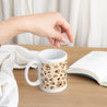 Tasse Objekte Weiß Zeit der Liebe Leopard foto N° 3