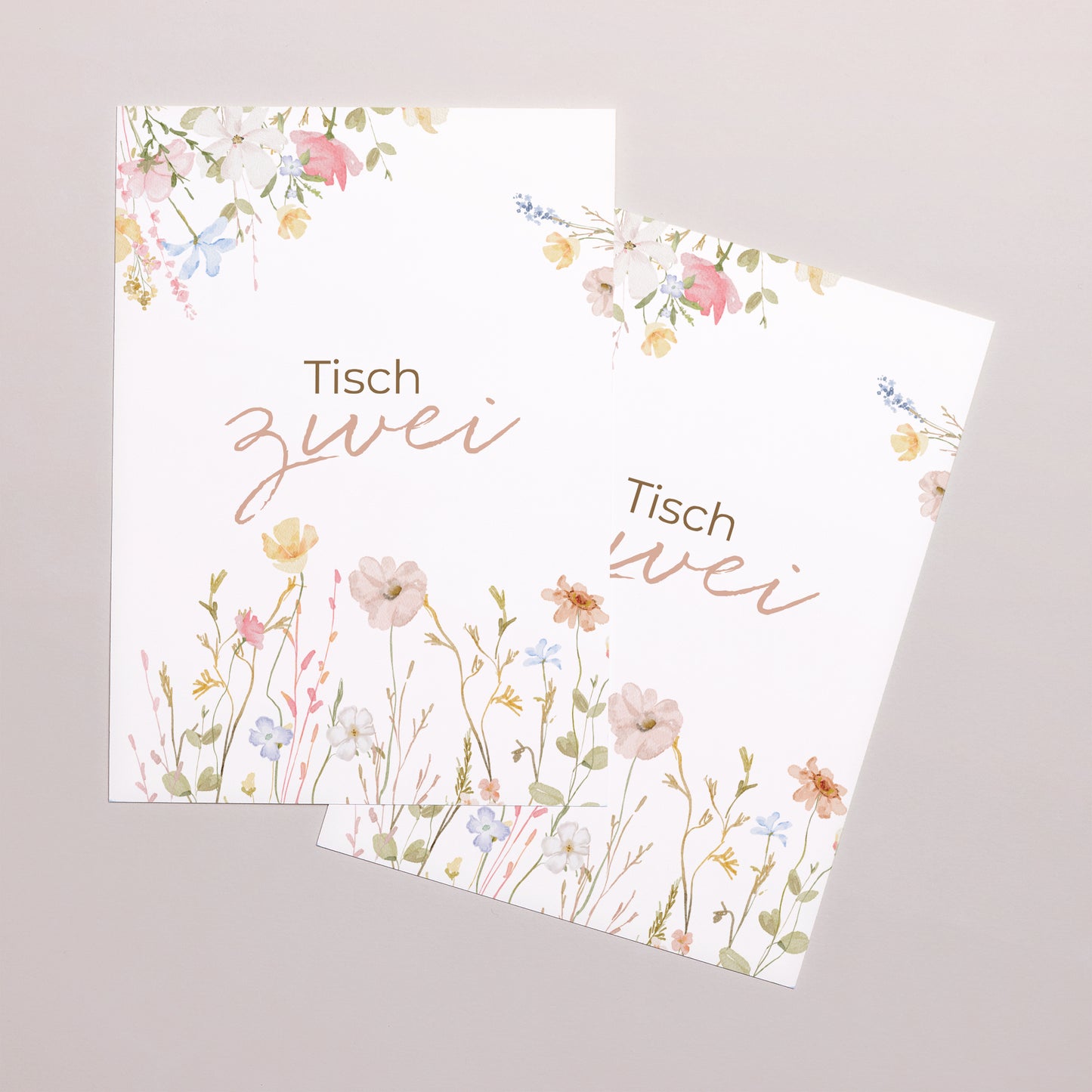 Tischnummern Hochzeit Rechteck Liebeselend foto N° 2