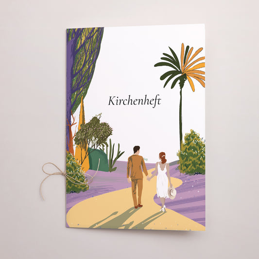 Kirchenheft Hochzeit Doppelflügel Flaneure foto