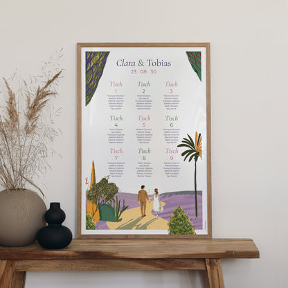 Poster Hochzeit Porträt 60 x 90 cm Flaneure foto N° 2