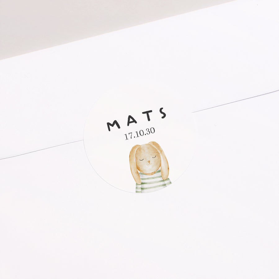 Sticker Geburt Rund Meine neue Welt foto