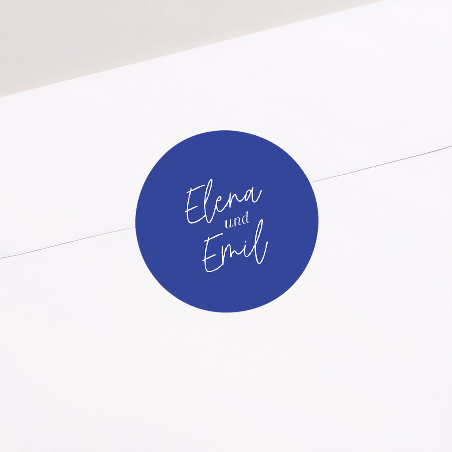 Sticker Hochzeit Rund Feinschmecker-Festlichkeiten foto