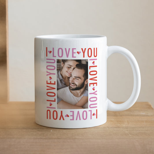 Tasse Objekte Weiß Viva el amor foto