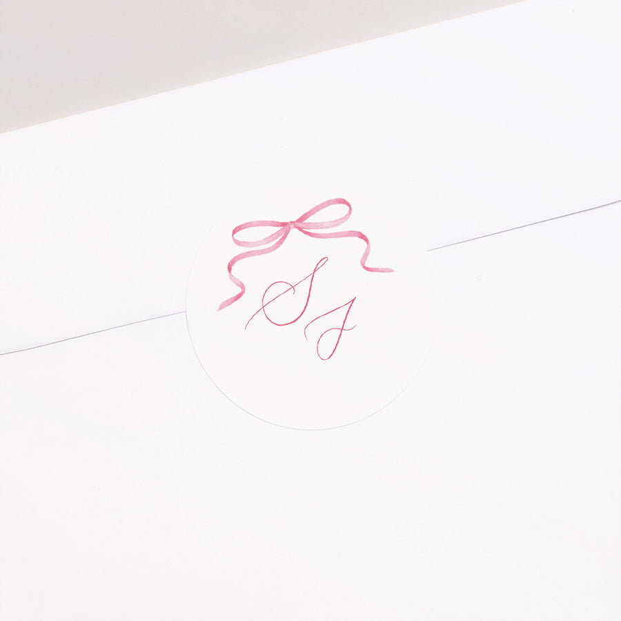 Sticker Hochzeit Rund Überraschungsankündigung foto
