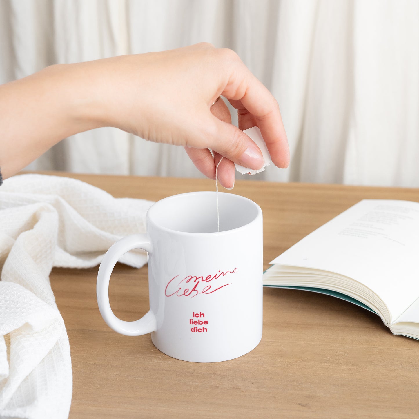 Tasse Objekte Weiß Hände der Liebe foto N° 3