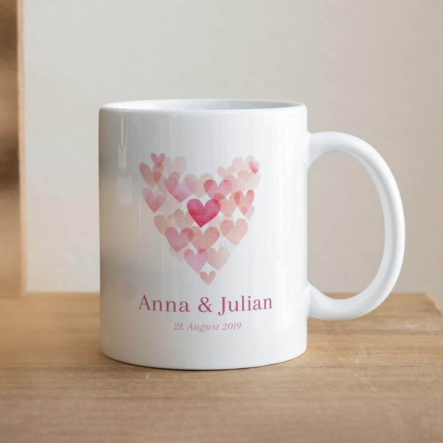 Tasse Objekte Weiß Nur Liebe II foto