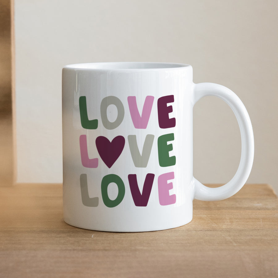 Tasse Objekte Weiß More love foto