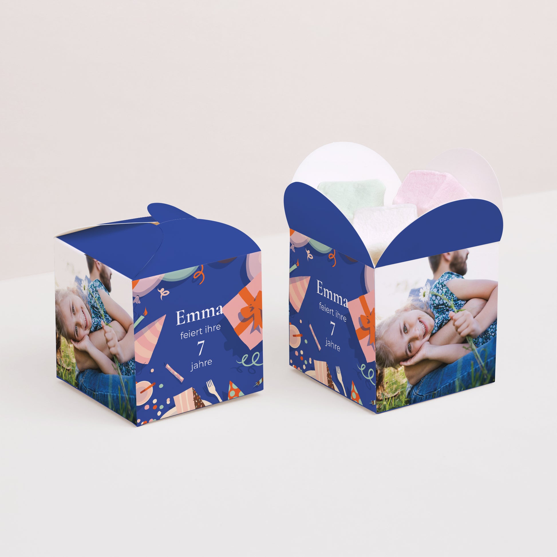 Geschenkbox Kindergeburtstag Schmetterlingsöffnung Willkommen zur Feier foto N° 2