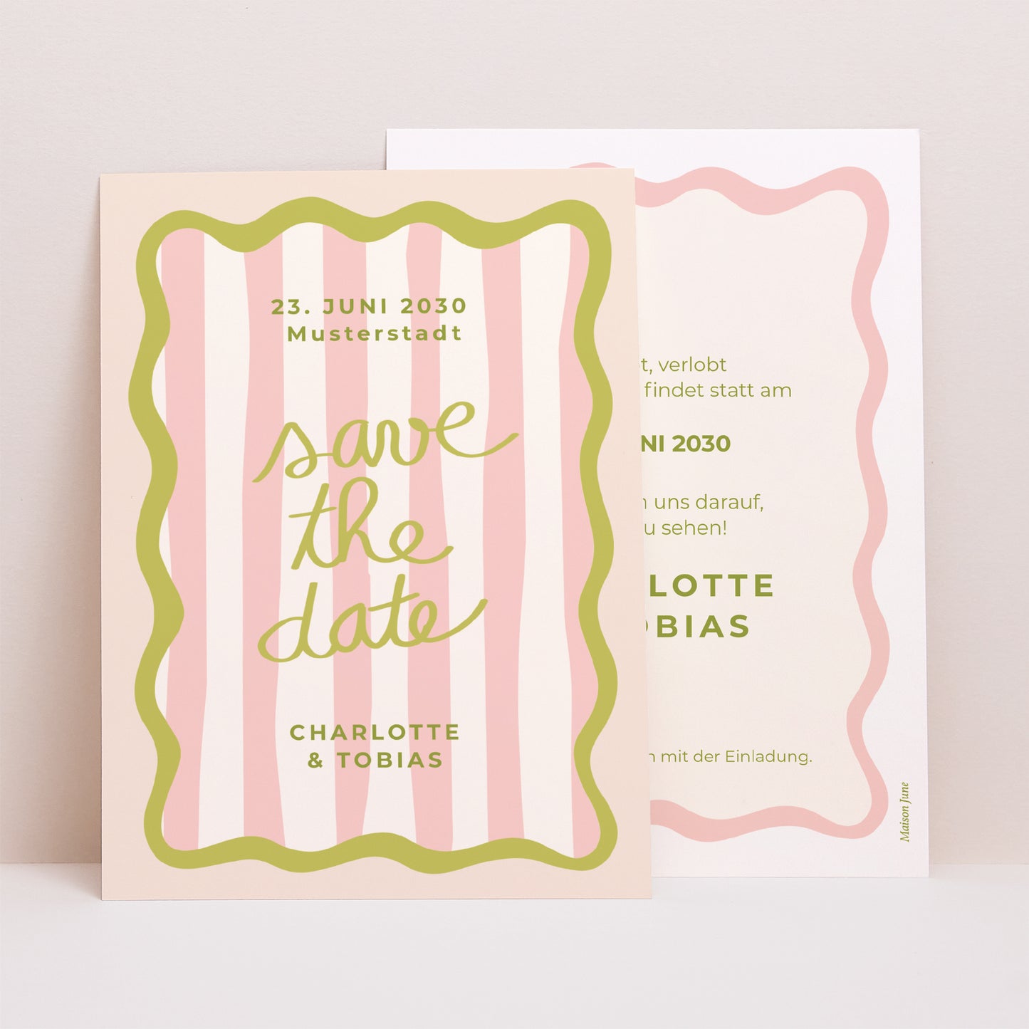 Datum merken Hochzeit Portrait Lisette foto N° 1