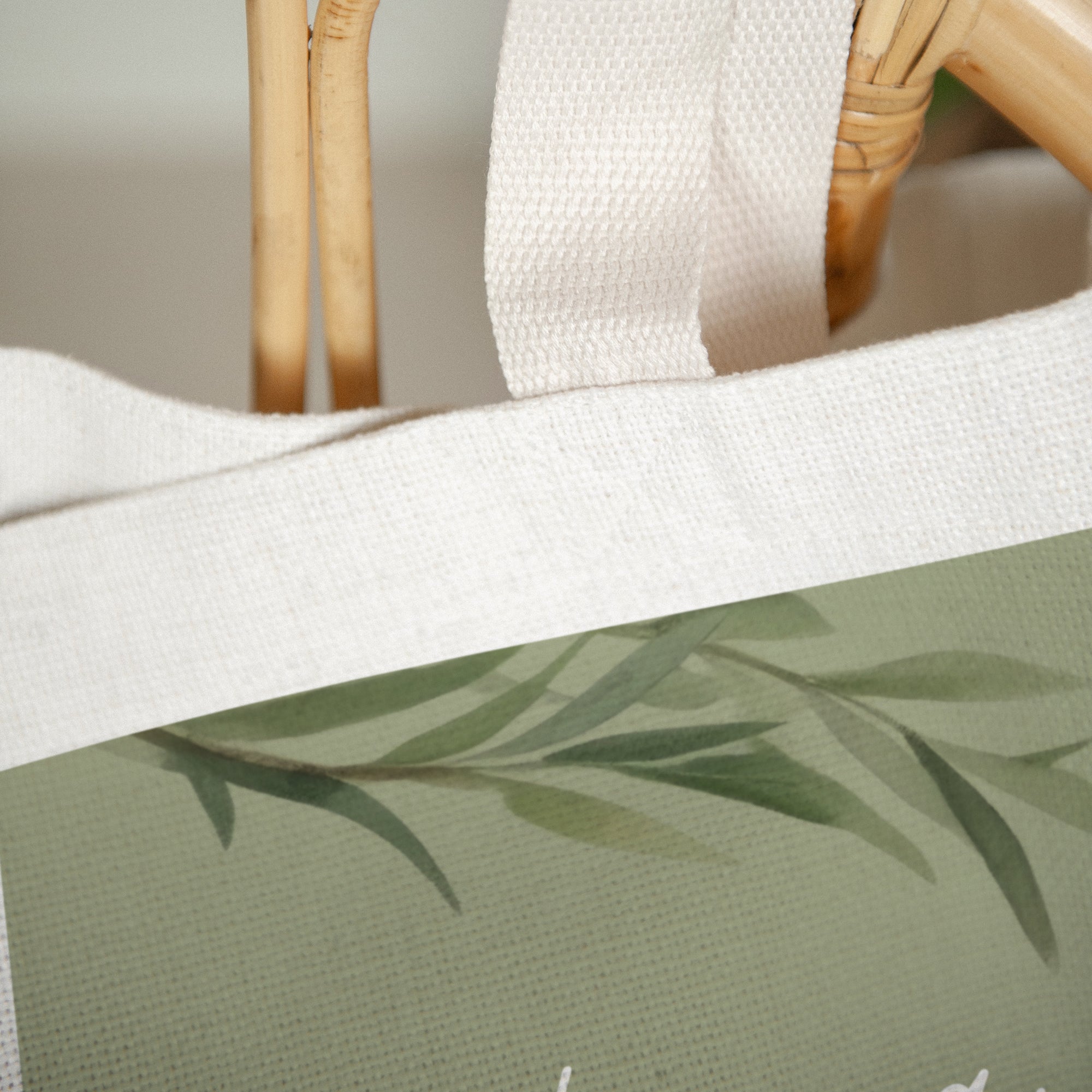 Tote bag Objekte Tragehenkel Olivenblätter foto N° 3