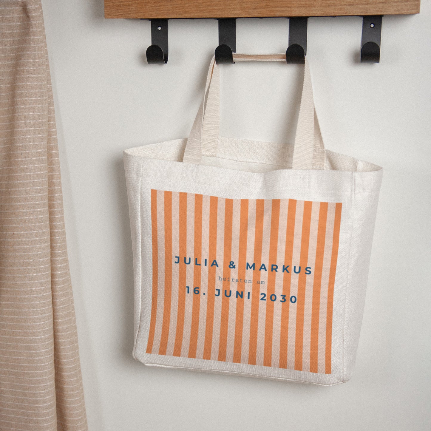 Tote bag Objekte Tragehenkel Die Liebe am Strand foto N° 1