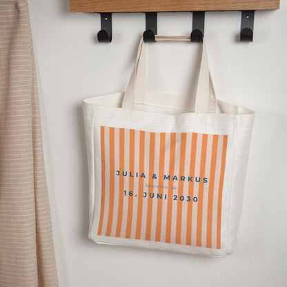 Tote bag Objekte Tragehenkel Die Liebe am Strand foto N° 1