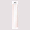 Kindermesslatte Geburt Papier Hellrosa Streifen foto N° 5