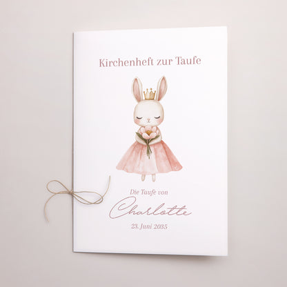 Kirchenheft Taufe Doppelflügel Prinzessin des geheimen Gartens foto N° 1