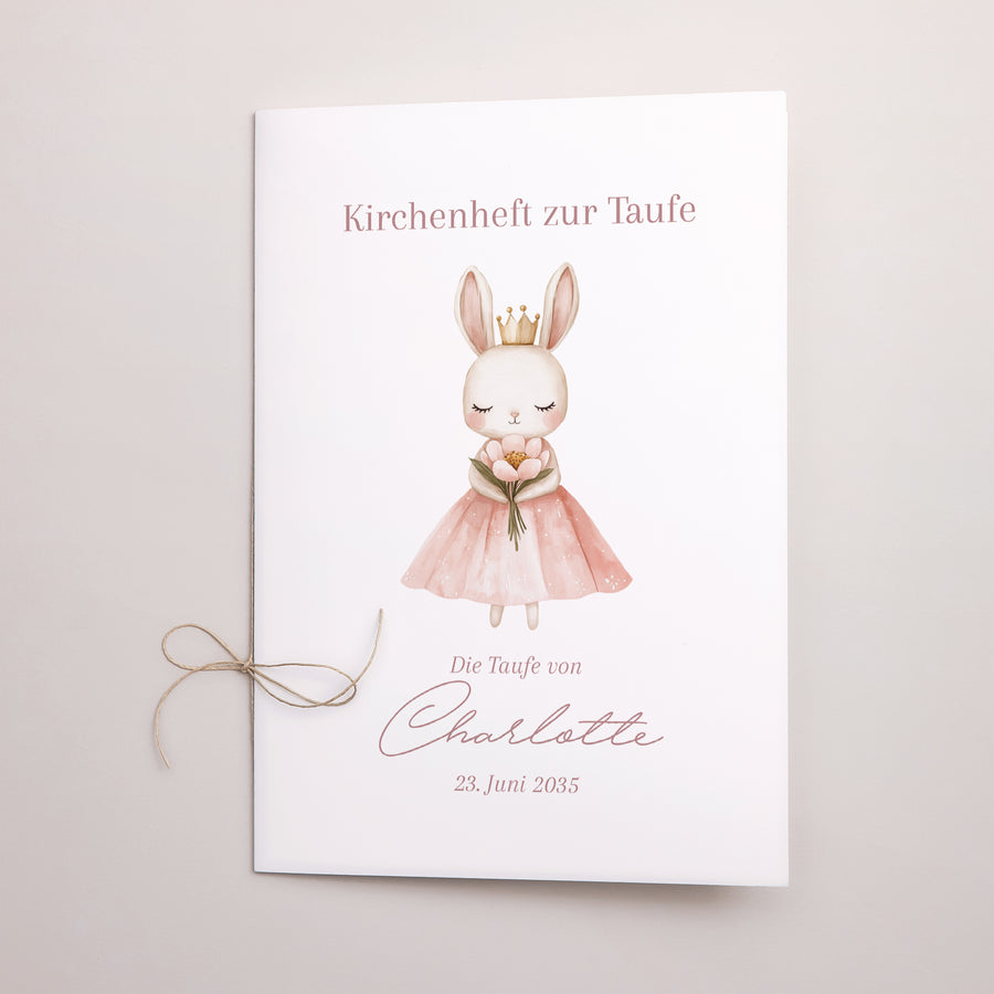 Kirchenheft Taufe Doppelflügel Prinzessin des geheimen Gartens foto
