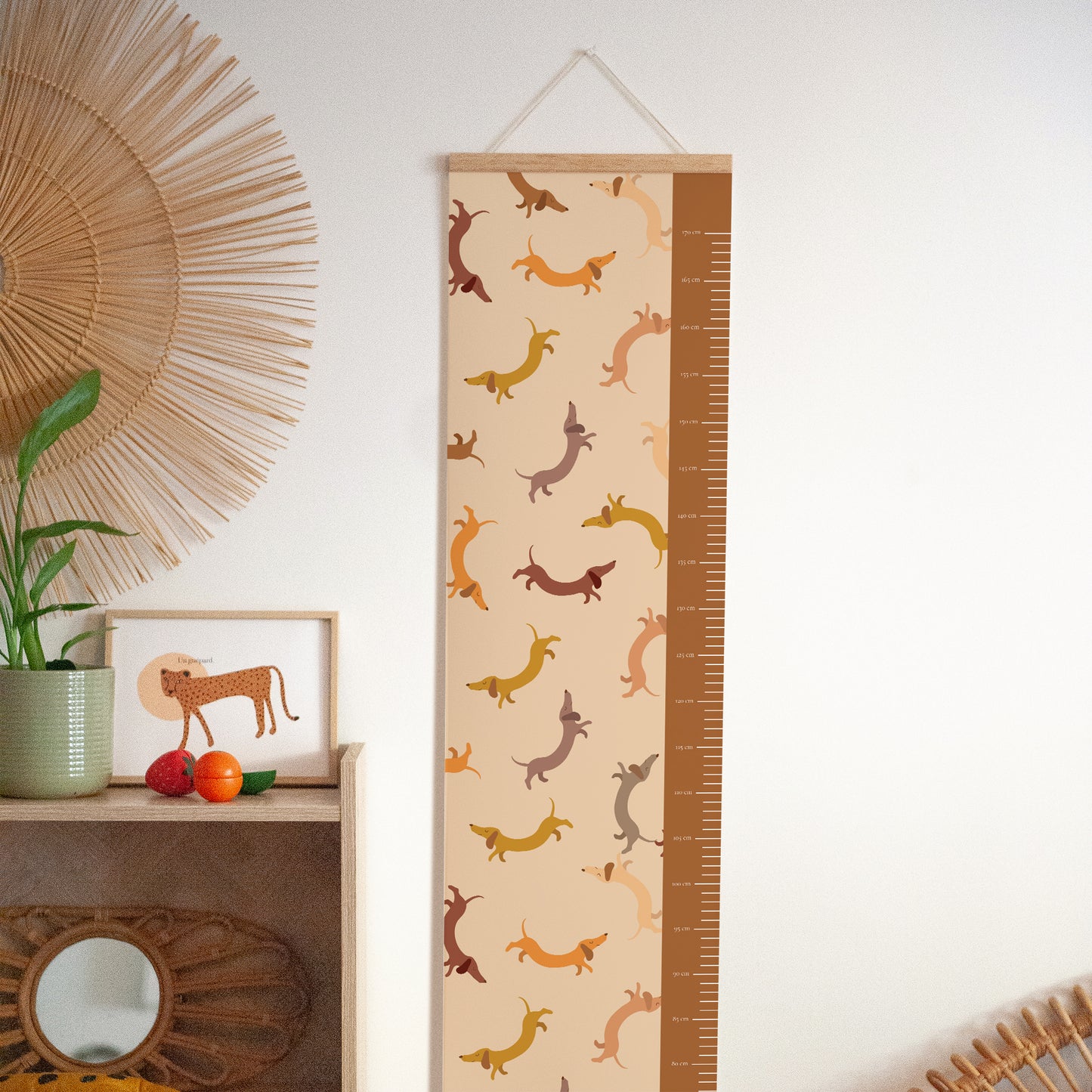 Kindermesslatte Geburt Papier Hot Dog foto N° 3