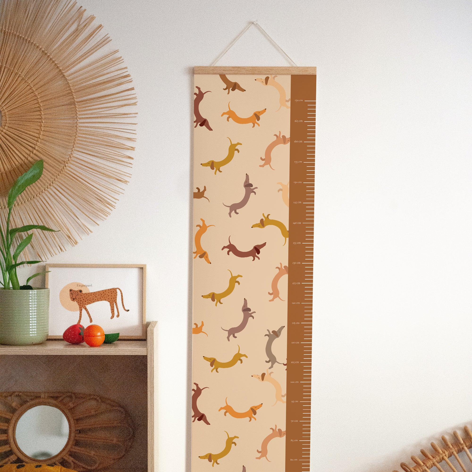 Kindermesslatte Geburt Papier Hot Dog foto N° 3