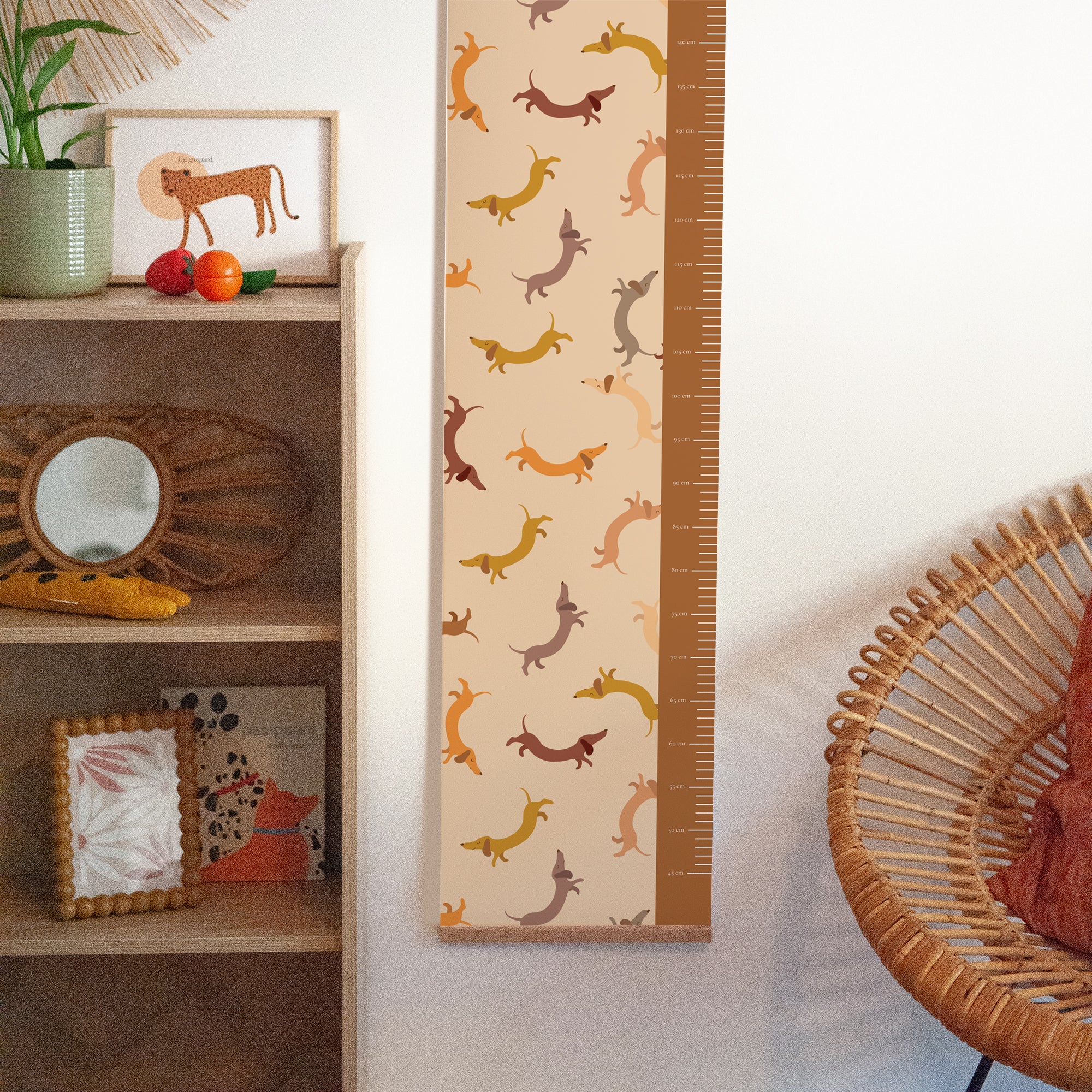 Kindermesslatte Geburt Papier Hot Dog foto N° 4