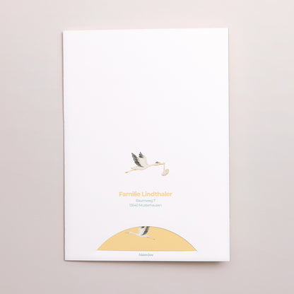 Geburtskarte Hülle für 2 Karten Sonderlieferung foto N° 5