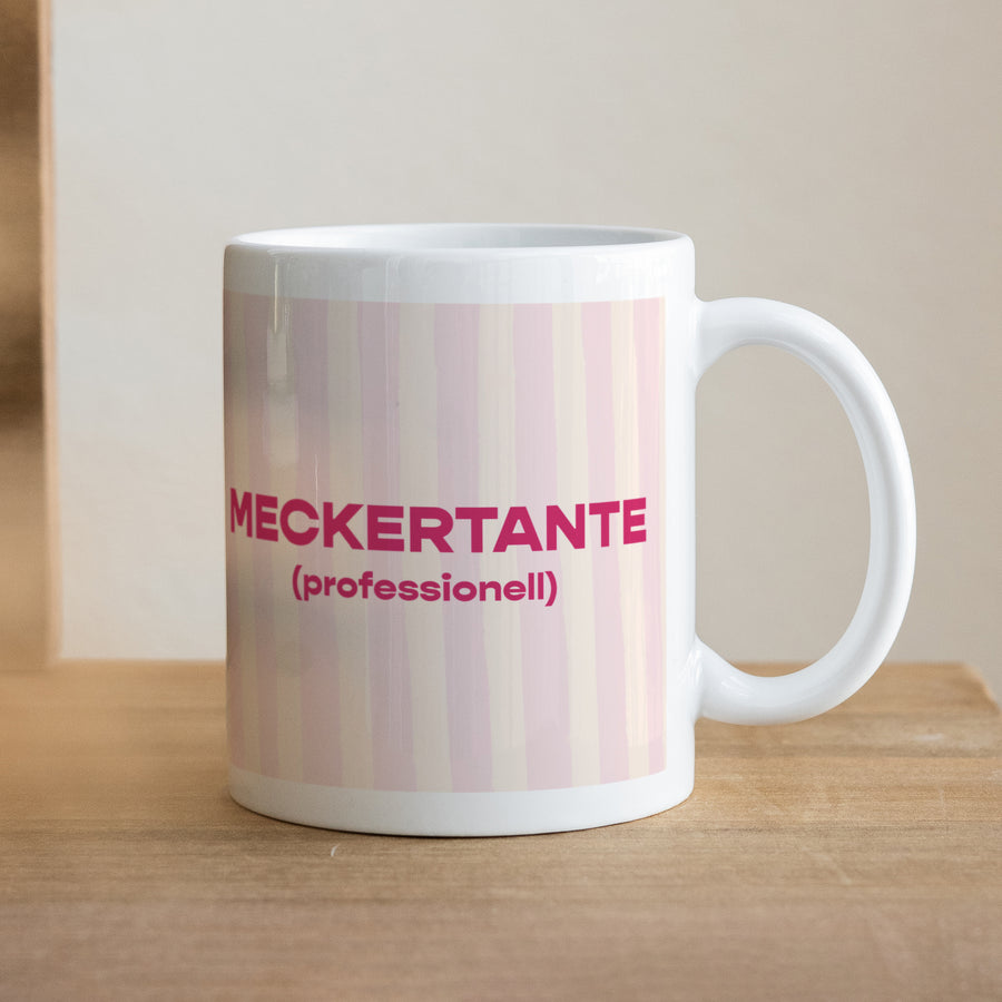 Tasse Objekte Weiß Meckertante foto
