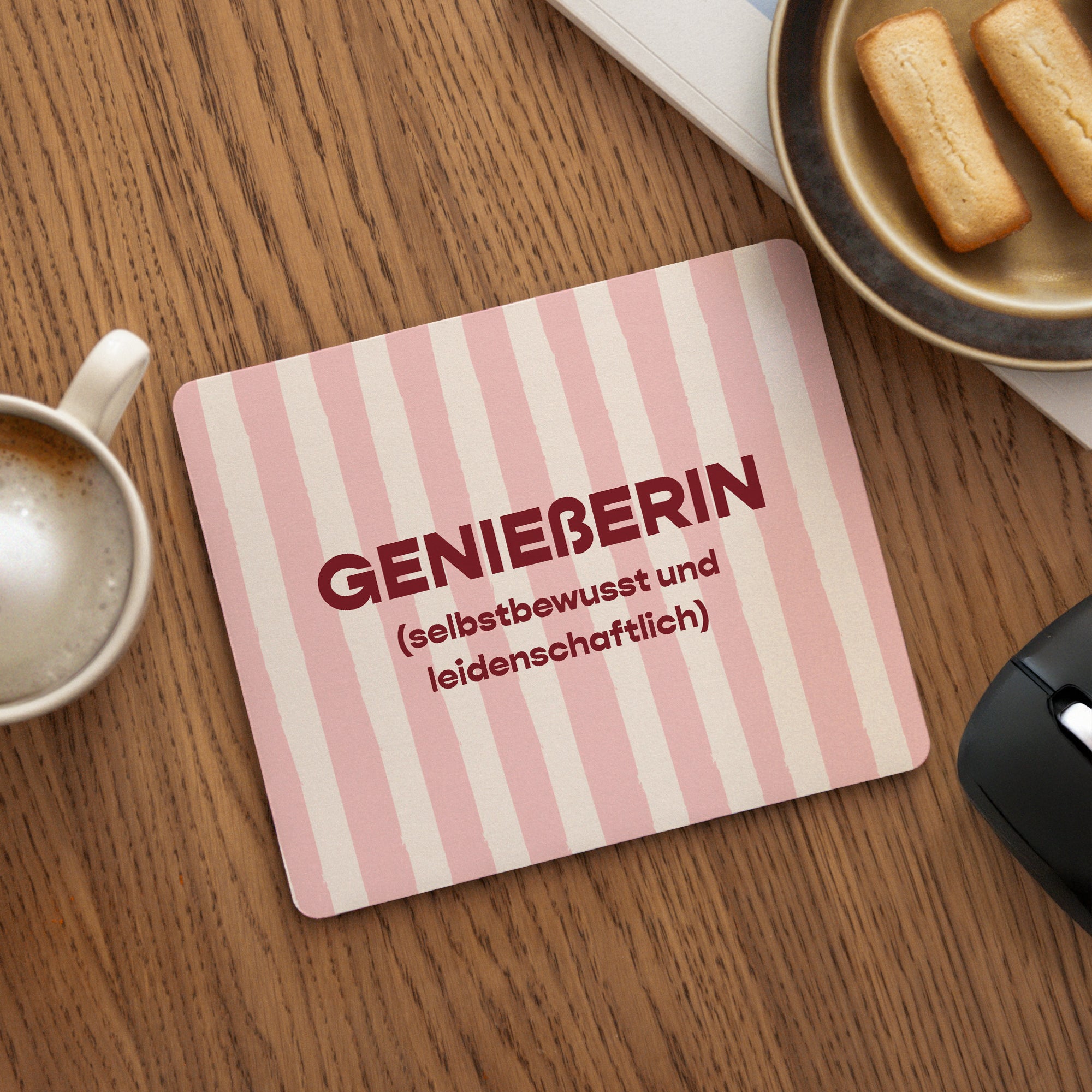 Mousepad Objekte Rechteck Genießerin foto N° 1