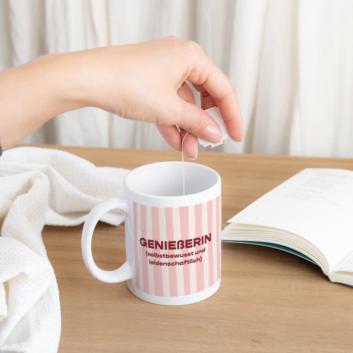 Tasse Objekte Weiß Genießerin foto N° 3