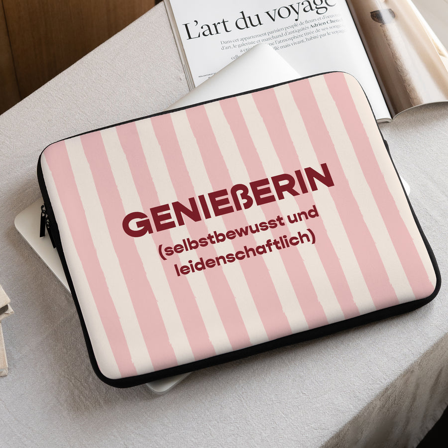 Laptophülle Objekte 15 Zoll Genießerin foto