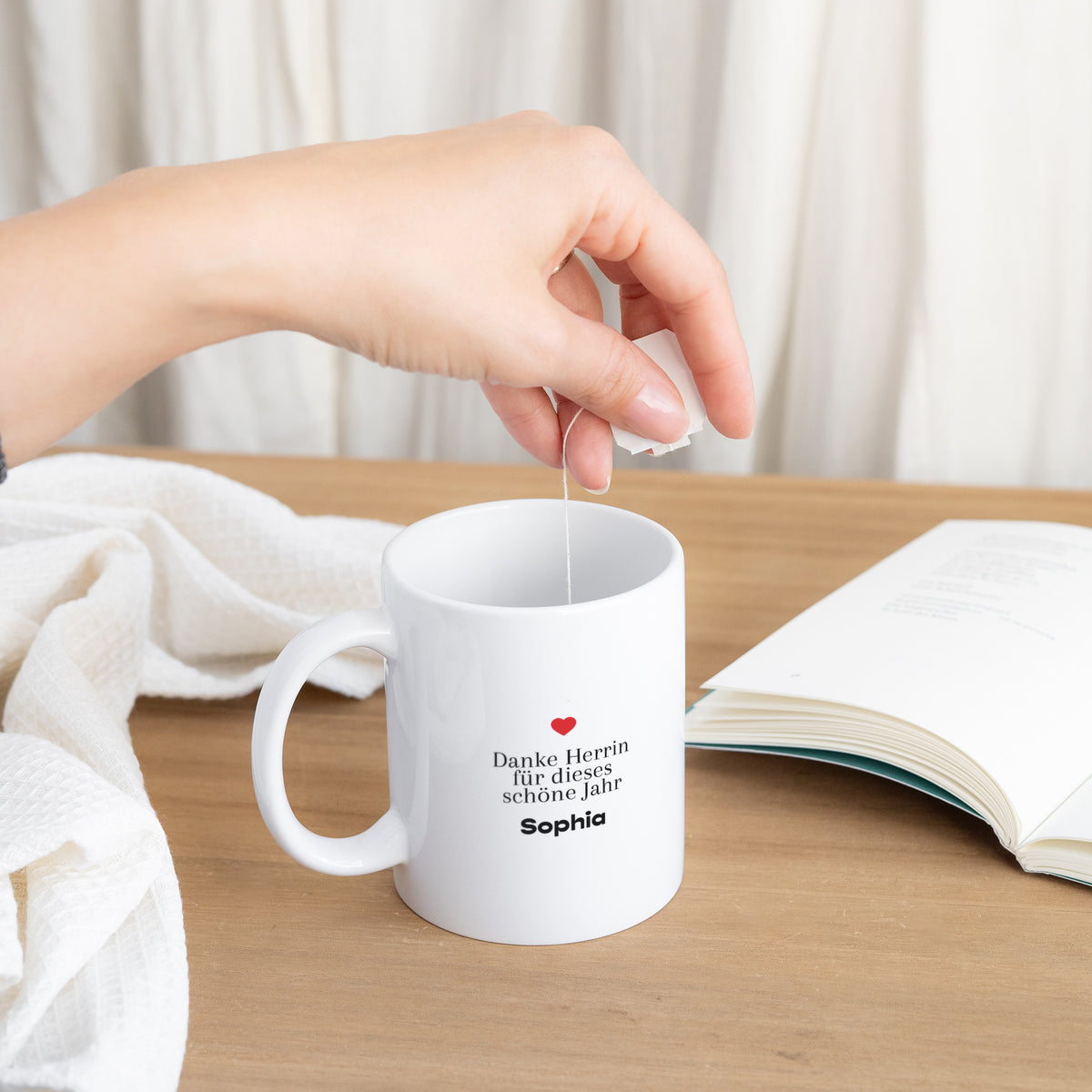 Tasse Objekte Weiß Goldene Meisterin foto N° 3
