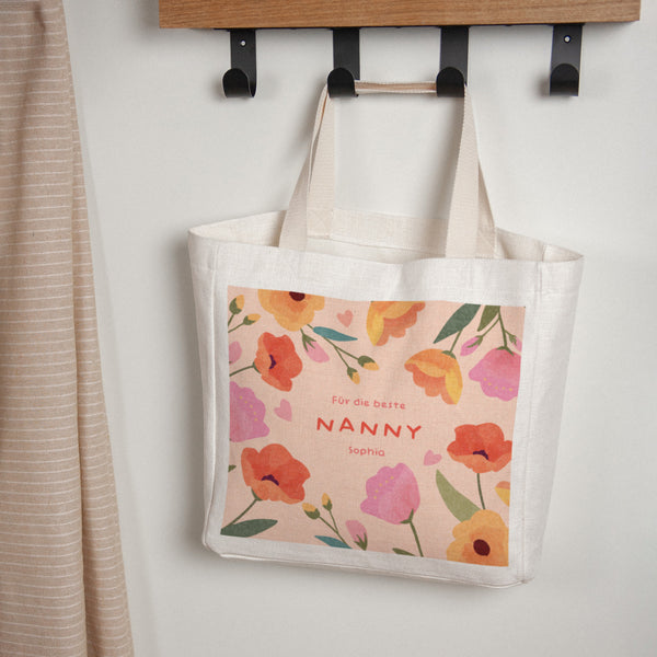 Tote bag Tragehenkel Sanftheit der Kinderfrau foto