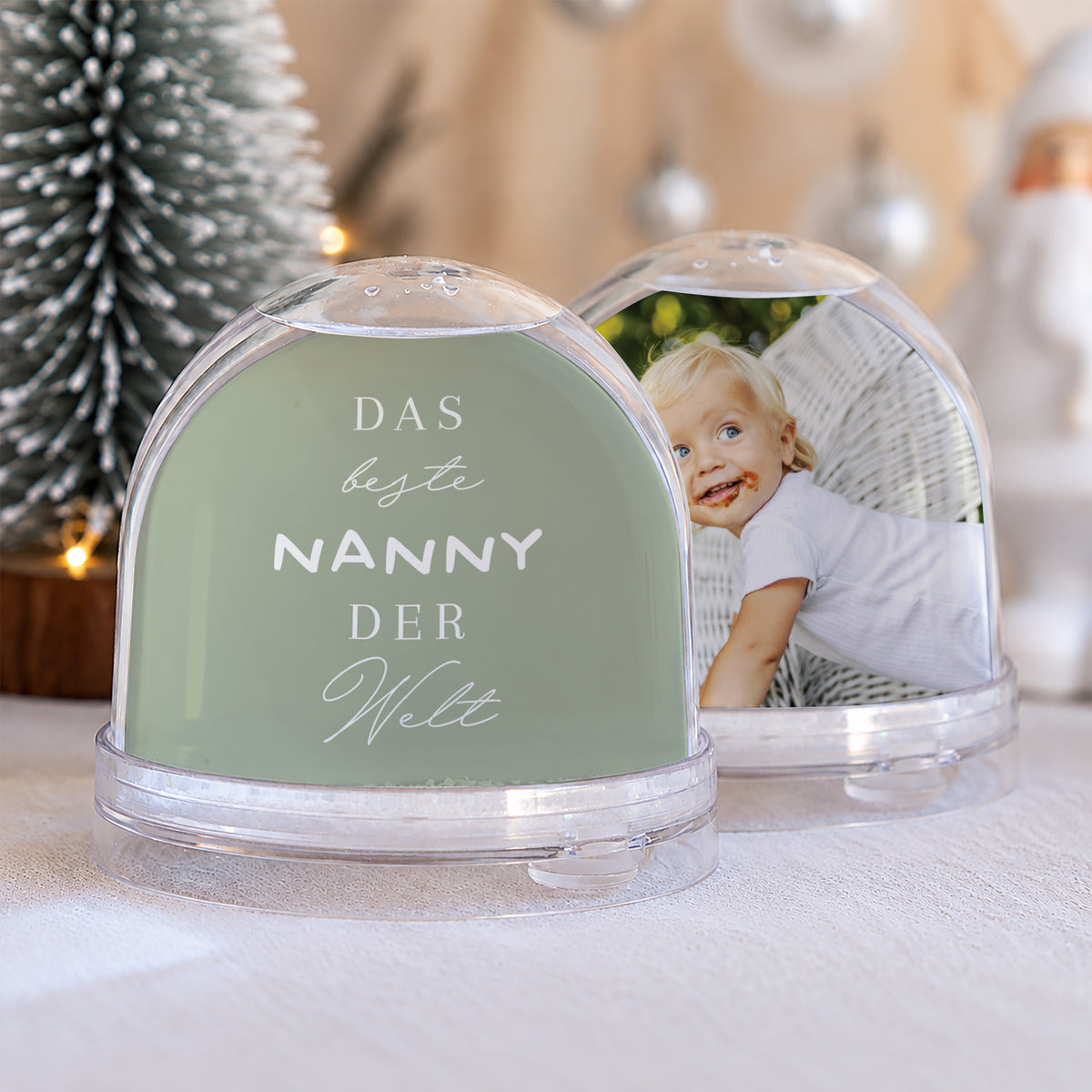 Schneekugel Glass Beste Nanny der Welt foto N° 1