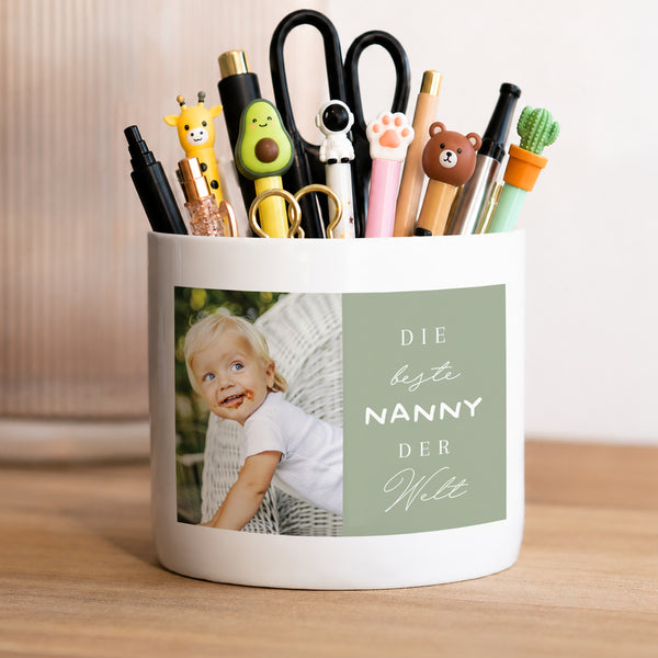 Stiftehalter 48 cl Beste Nanny der Welt foto