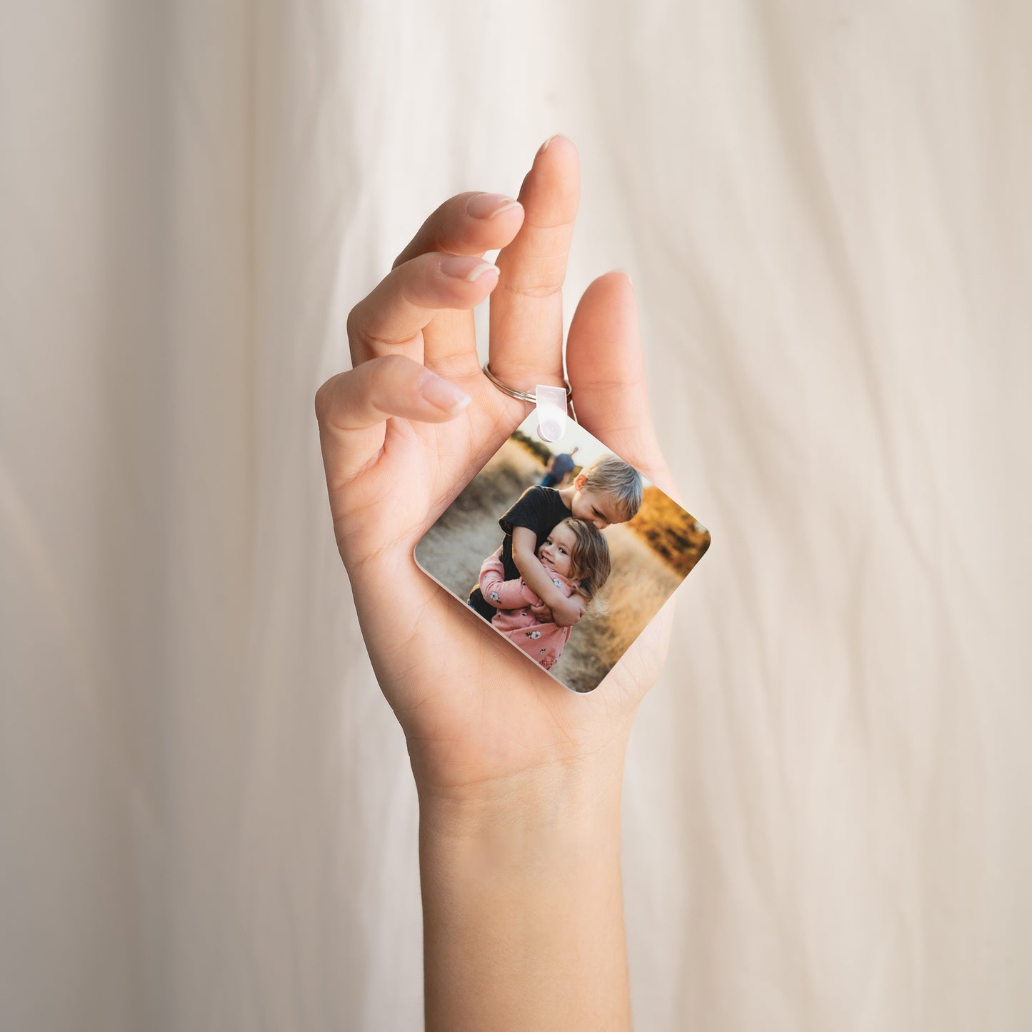 Schlüsselanhänger Quadrat Beste Nanny foto N° 2
