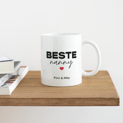 Tasse Objekte Weiß Beste Nanny foto N° 4