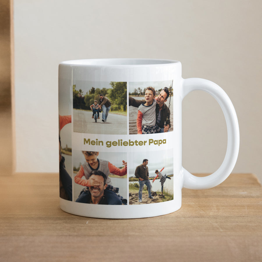Tasse Objekte Weiß Momente mit Papa foto