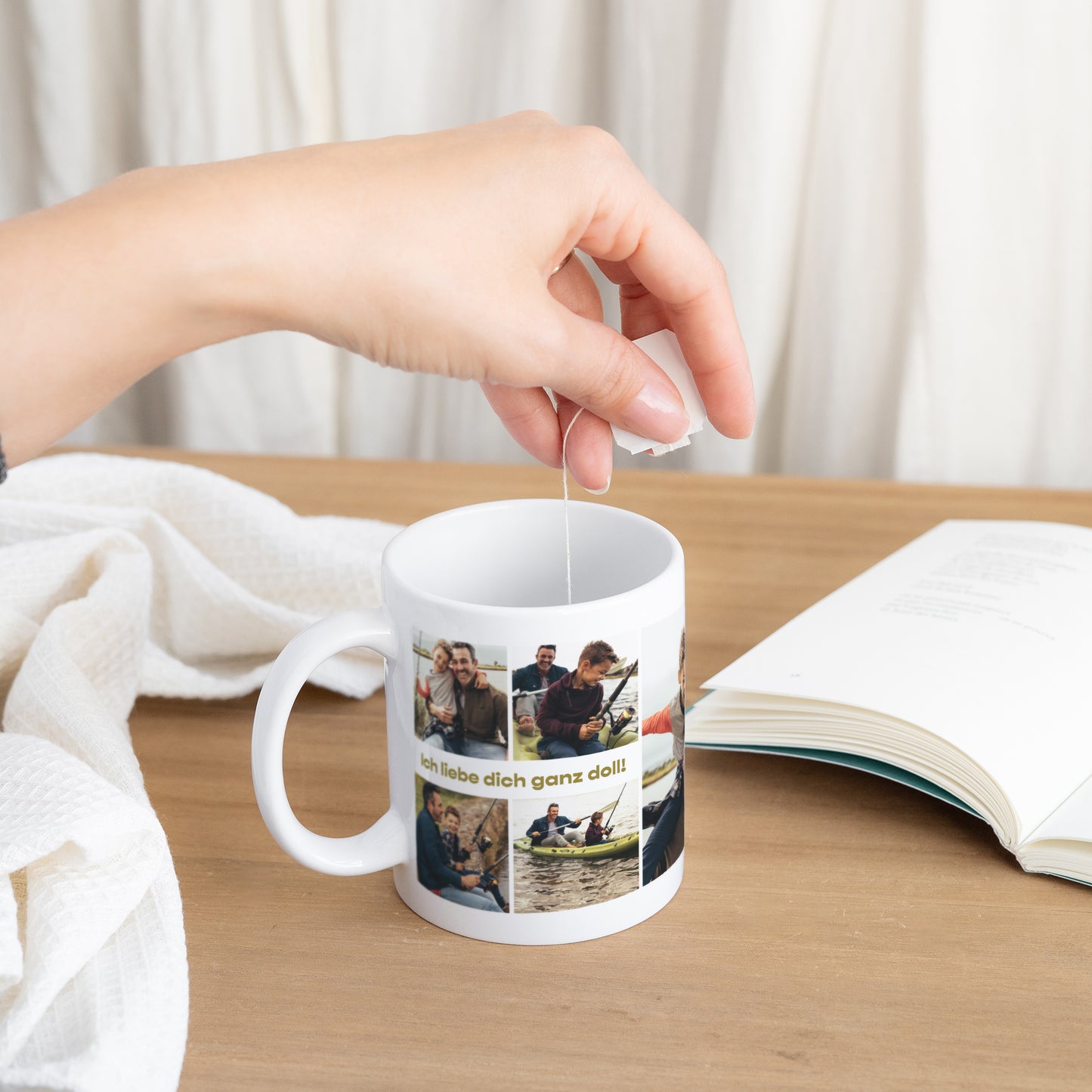 Tasse Objekte Weiß Momente mit Papa foto N° 3
