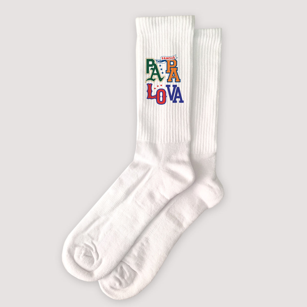 Herrensocken Weiße Papa Lova Liga foto N° 1