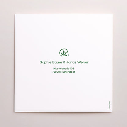 Hochzeitseinladung Doppelflügelfenster Botanische Hochzeiten foto N° 3