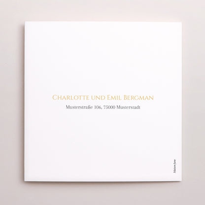 Dankeskarte Hochzeit Asymmetrisches Triptychon Im Laufe unserer Wünsche foto N° 3