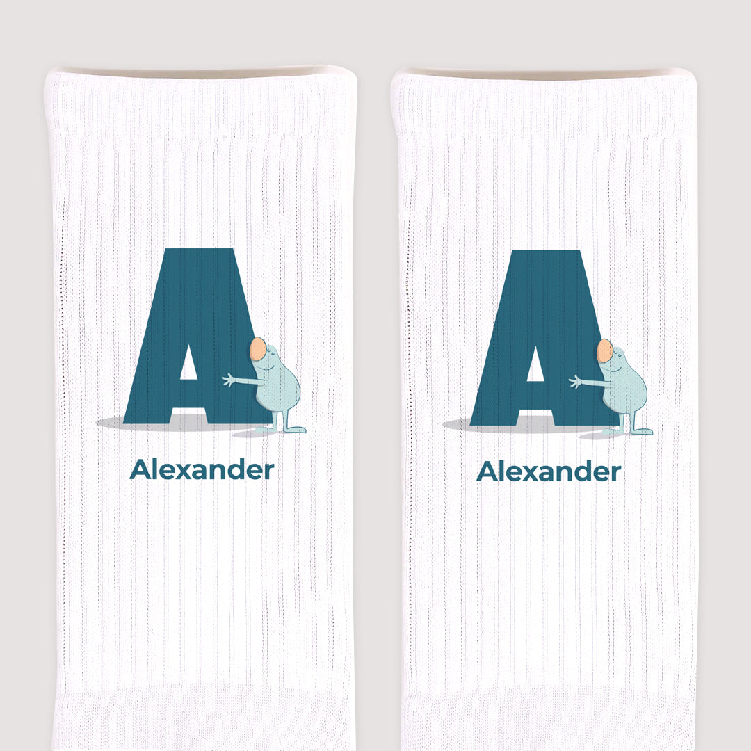 Kindersocken Weiße Meine blaue Liebeserklärung II foto N° 3