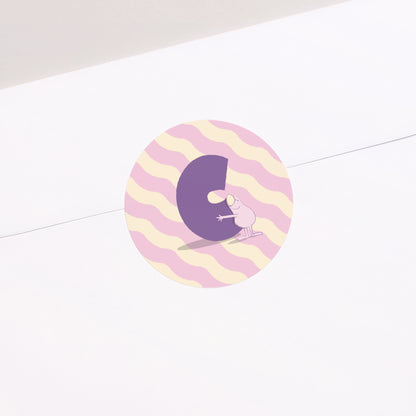 Sticker Geburt Rund Mein Anfang der Liebe rosa II foto N° 1