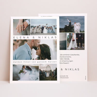 Dankeskarten Hochzeit