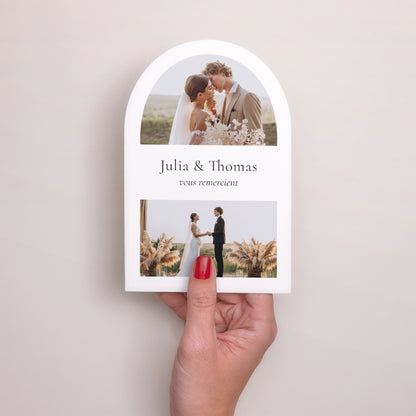 Dankeskarte Hochzeit Arche Der ewige Augenblick foto N° 2