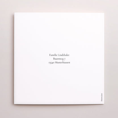 Geburtskarte Doppelflügiges Quadrat Liebeskliche foto N° 3