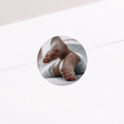 Sticker Geburt Rund Ein Lebensstrahl foto N° 1