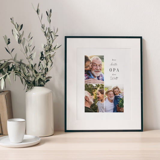 Poster Objekte Porträt Der beste Opa der Welt foto